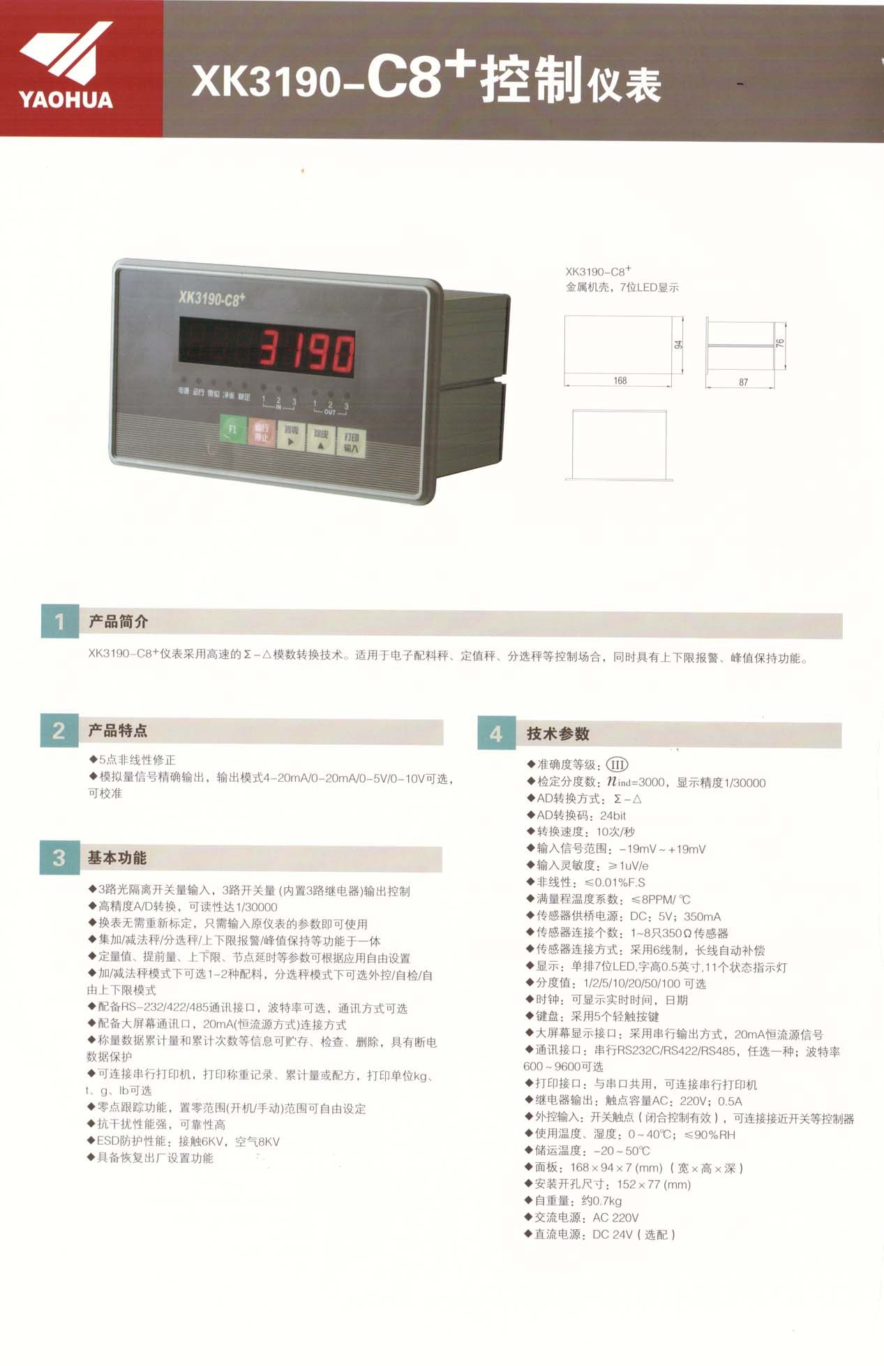 C8+儀表
